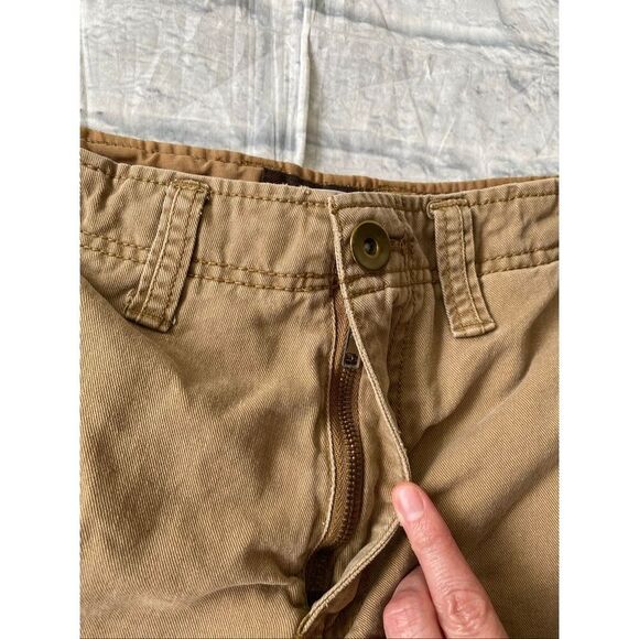 No boundaries 100% cotton men size 30 multi pocket cargo shorts tan - Picture 4 of 8